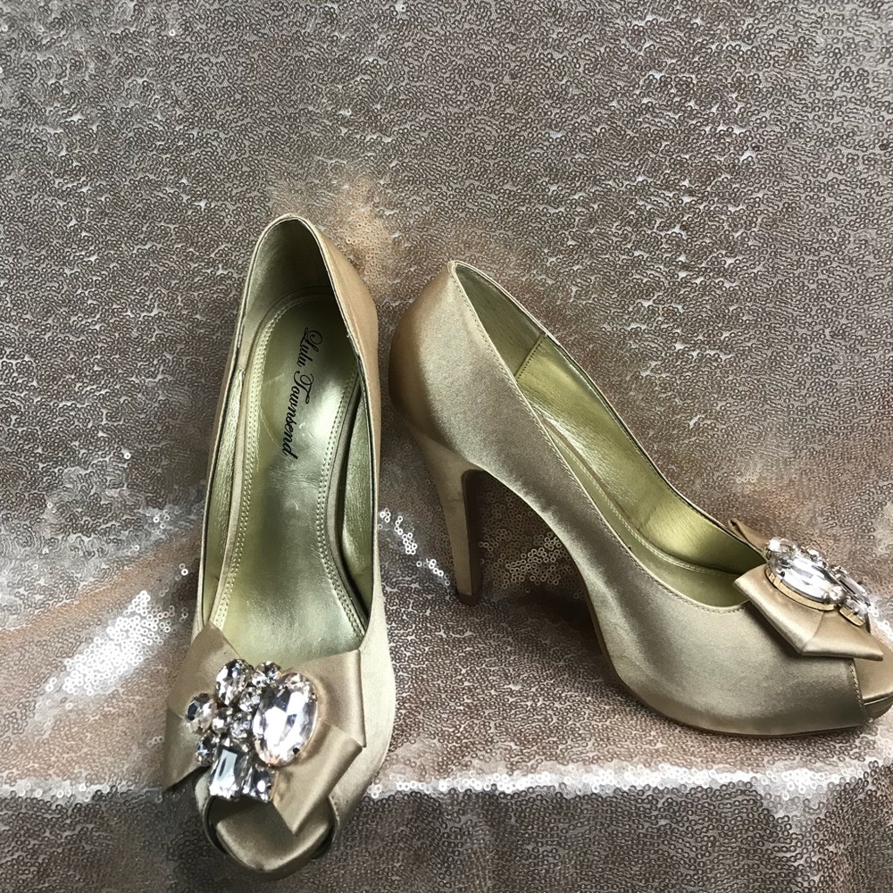 Lulu Townsend Heel Champayne